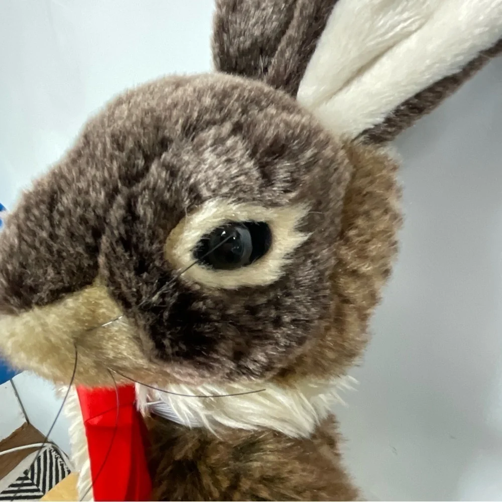 Folkmanis Puppet Stage Rabbit Plush Stuffed Animal Toy‎ Magic Show Bunny Cute - Picture 3 of 7